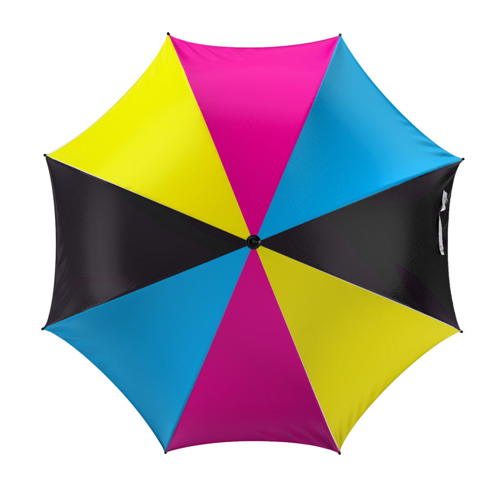 CMYK Umbrella Quantum Print
